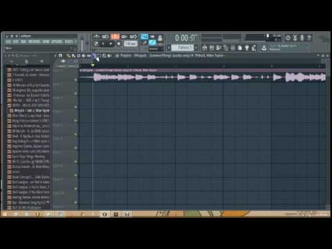 Fl studio basic- how to cut - YouTube