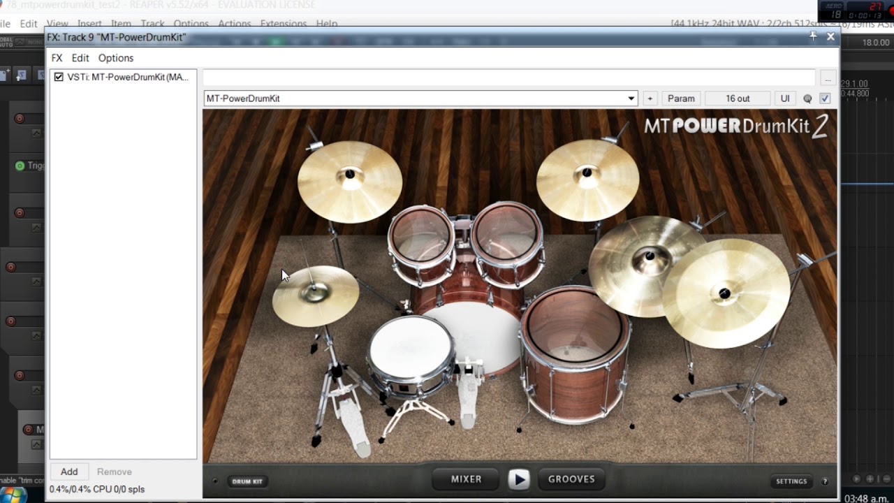 MT Power Drumkit 2 Djent/Metalcore test