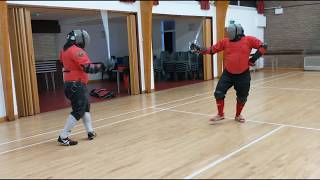 Sidesword/Meyer Rapier Sparring Mike vs Nick
