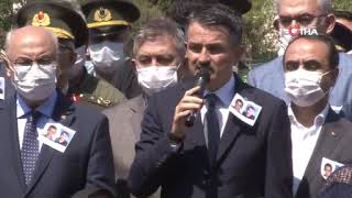 İzmir’de şehit olan orman işçilerine acı veda