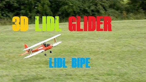 Lidl Glider Bi-Plane CRASH