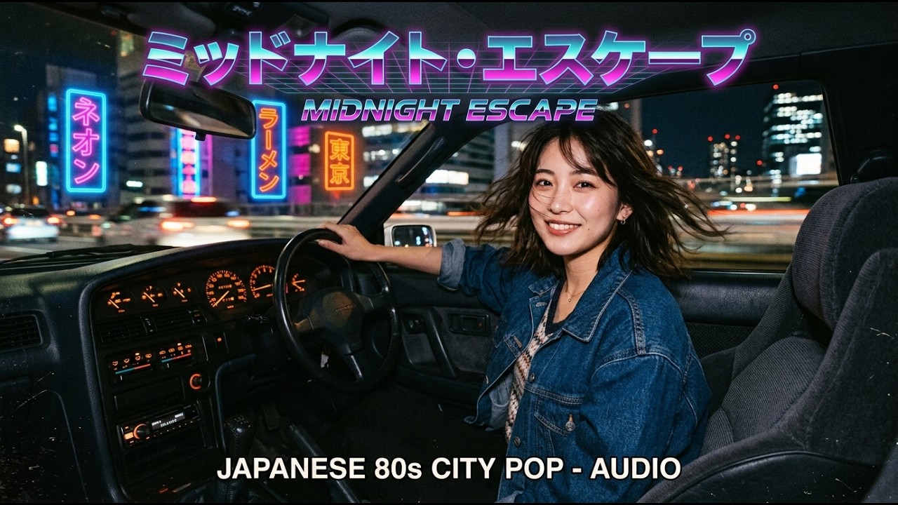 Japanese 80s City Pop - ミッドナイト・エスケープ (Midnight Escape