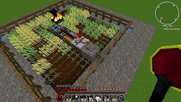Minecraft Automated Wheat Farm with Tekkit, 2in1