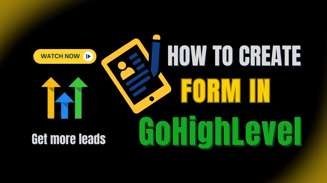 How to create a Form in GoHighLevel - YouTube