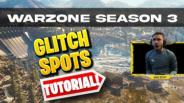 ALL WARZONE SEASON 3 UNDER THE MAP GLITCH SPOTS - TUTORIAL (Airport, Train Station, and Lumber)