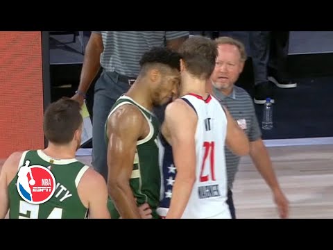 Giannis Antetokounmpo ejected for headbutting Mo Wagner | NBA on ESPN