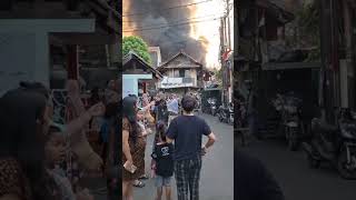 Kebakaran di dekat RSUD Kebayoran Lama - Jakarta Selatan, Sore hari ini tanggal 4 Oktober 2023