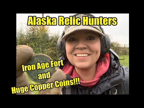 Iron Age Hillfort and Huge Copper coins!