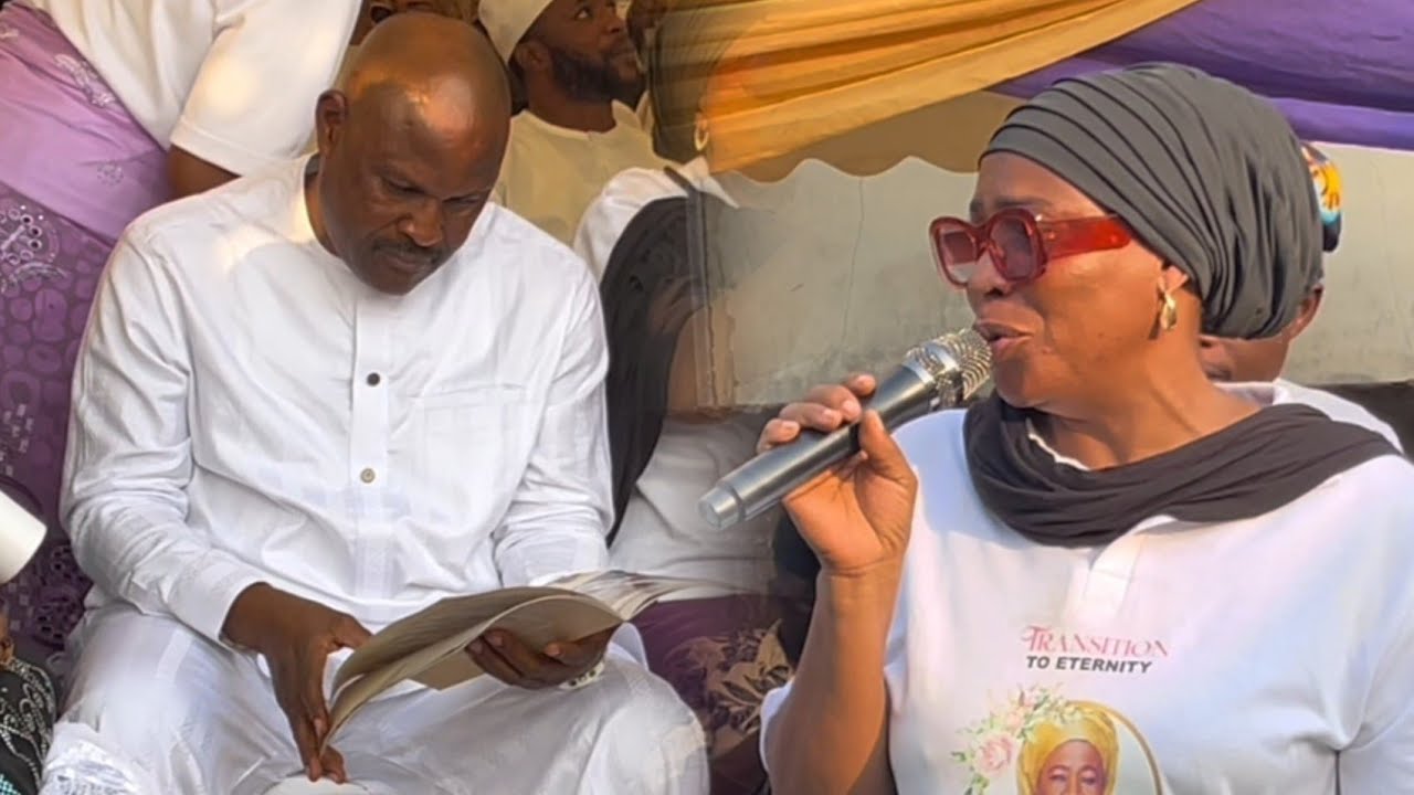 SEE HOW FATHIA WILLIAMS BID A FAREWELL TO HER LATE MUN & CALLED HER THE MOTHER OF HER CHILDREN 💔💔💔