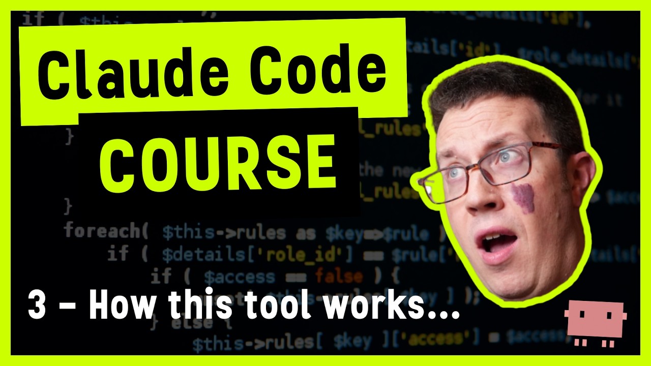 Claude Code Course 3 - How this works (DON'T SKIP) - YouTube