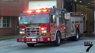 Coquitlam Fire Rescue - Engine 3 & BCAS Responding