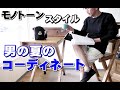 【メンズファッション】男の夏のコーディネート！黒と白だけのシンプルなモノトーンスタイルでクールな男らしさを演出！ブルーライン（ＢＬＵＥＬＩＮＥ）