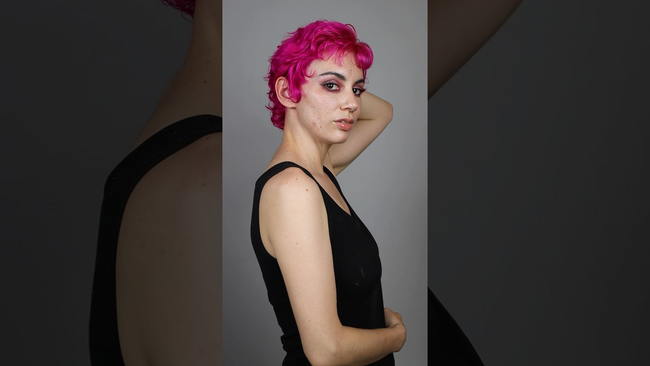 💗 refreshing my XMondo Color Rhodalite pink hair 💗#haircolortransformation #pixiehaircut #lgbt