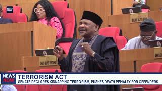 Senate Declares Kidnapping Terrorism, Pushes Death Penalty for Offenders