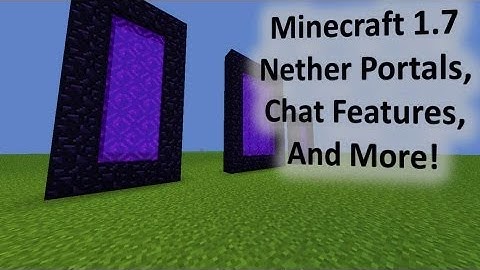 Minecraft Snapshot 13w37a - Custom Nether Portals, Chat Features, And More!