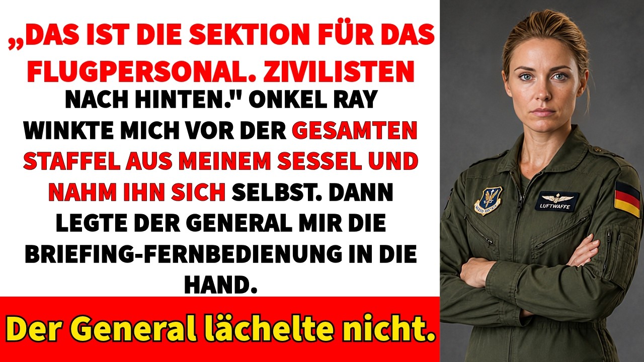 Ich stand 22 Jahre im Dienst der US Air Force, habe tausende Flugstunden absolviert und Kampfmissionen befehligt – aber mein Stiefonkel Ray sah in mir nur die „nette Nichte aus der Verwaltung“....