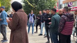 وقفة تضامنية استنكارًا لجرائم الاحتلال  جامعة القدس المفتوحة فرع طولكرم