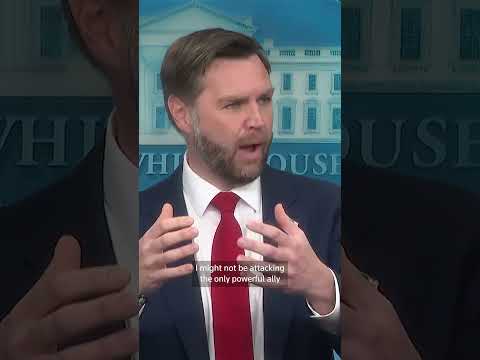 Video Vance warns Israeli critics over Iran deal: Trump is your only powerful ally
