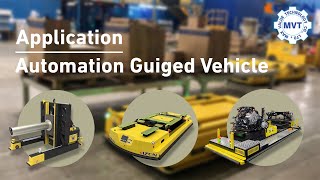 Automation Guided Vehicle (AGV) CIZON application - MVT Automation system.
