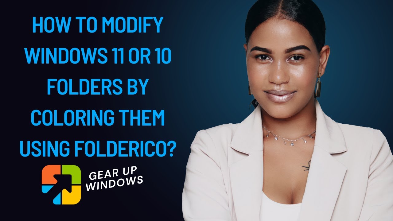 How to Modify Windows 11 or 10 Folders by Coloring them using FolderIco?