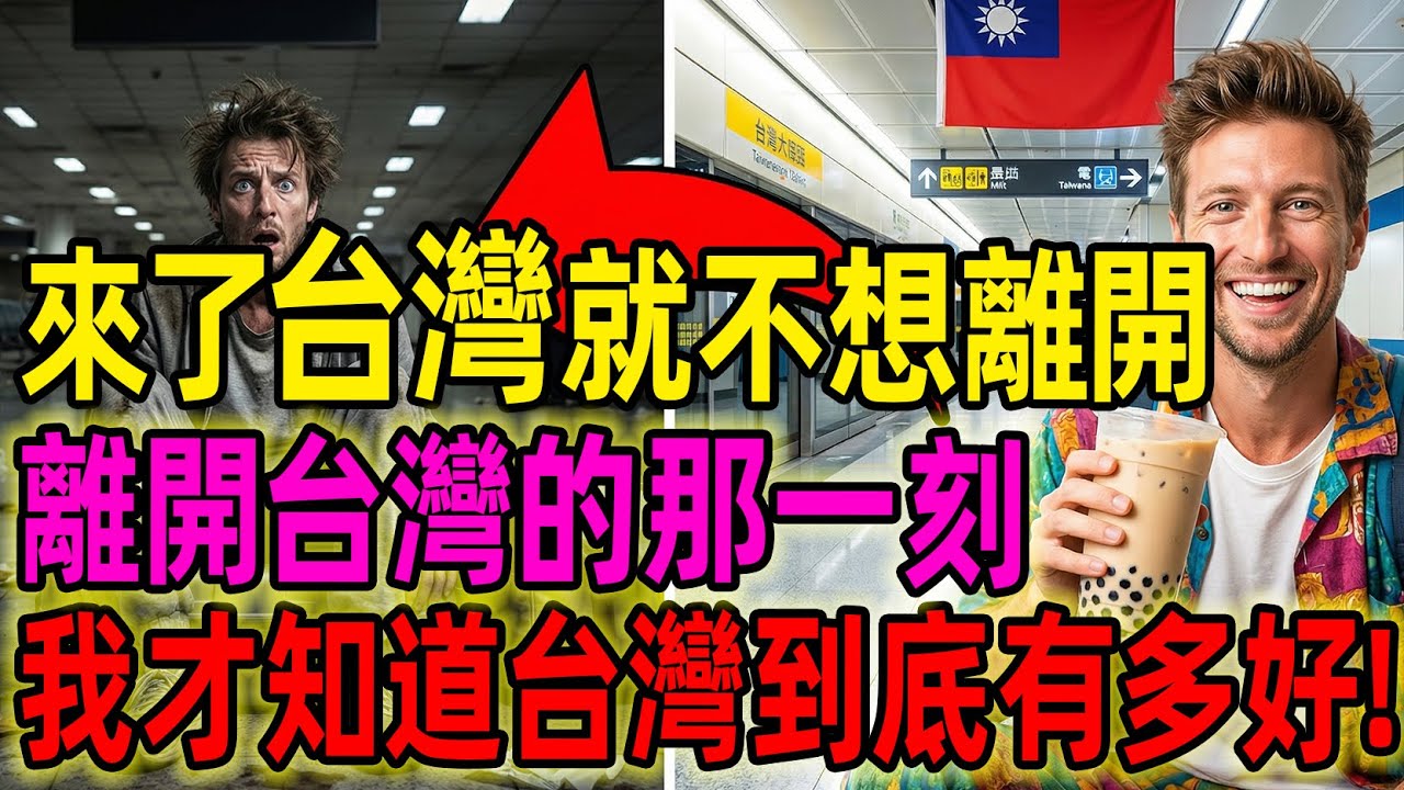 回國後 我才知道台灣到底有多好！在台灣待10天回國後崩潰了！外國人：我的國家是地獄？99 8%的人都想再來！
