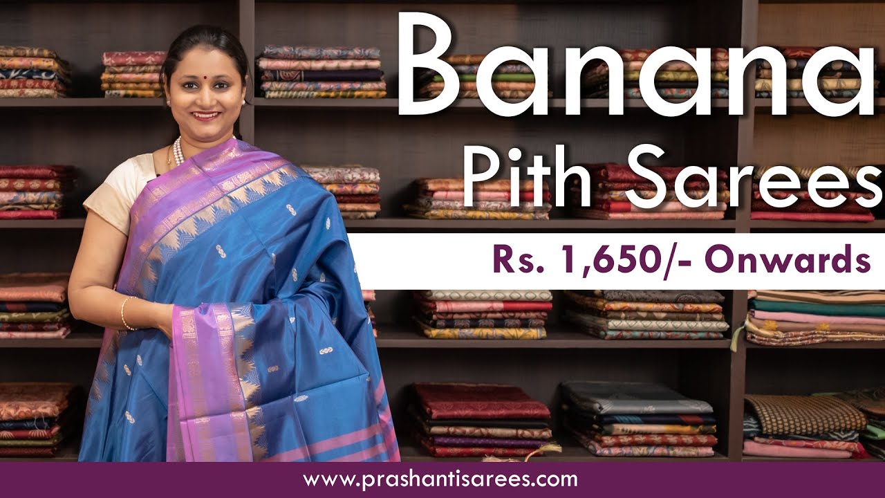Banana Pith Saree | Prashanti | 30 May 2023