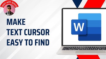 How to Make Text Cursor Easier to Find in Windows