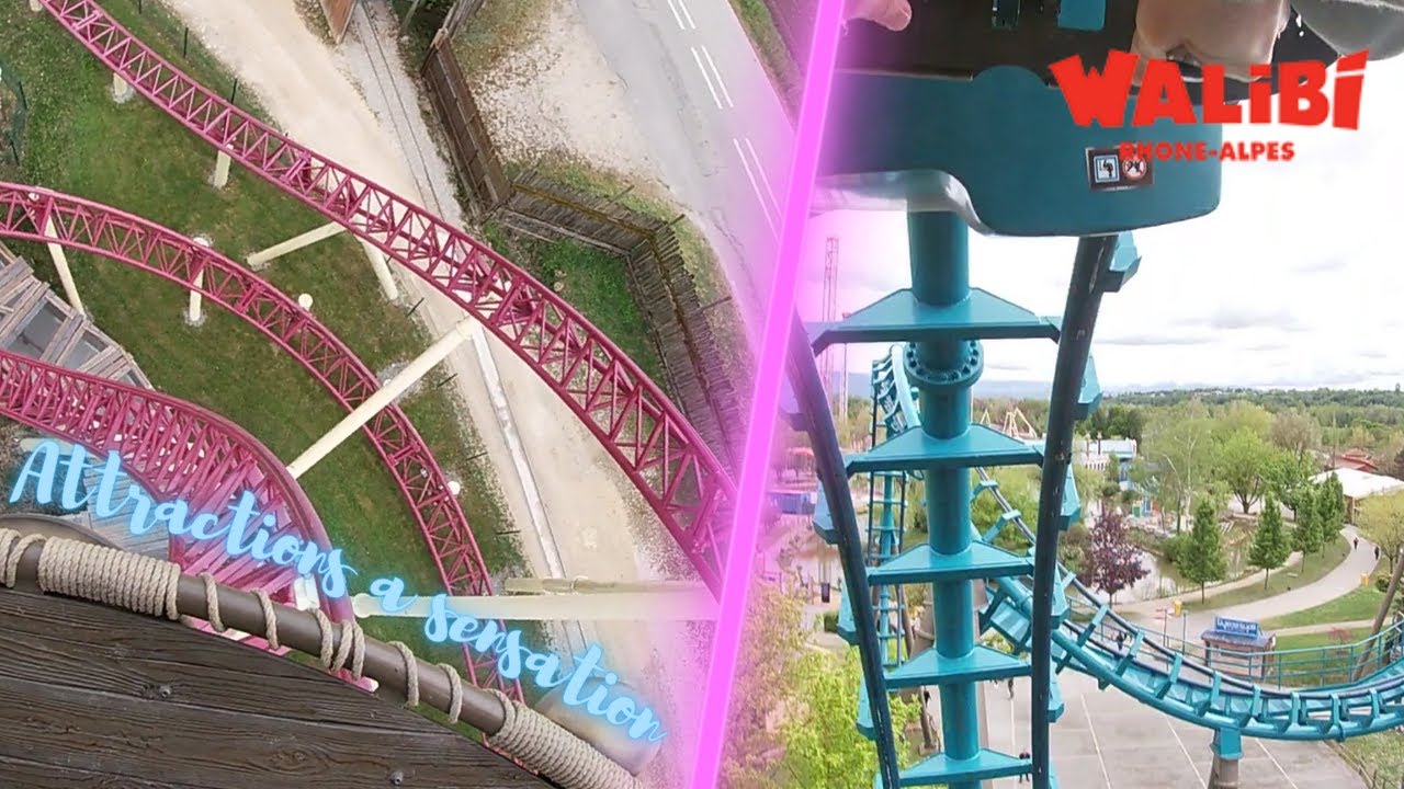 On fait toutes les ATTRACTIONS à sensation de WALIBI RA