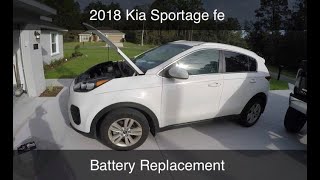 DIY 2018 Kia Sportage Battery Replacement