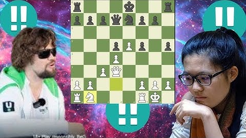 Crazy chess game 2 | Hou Yifan vs Magnus Carlsen