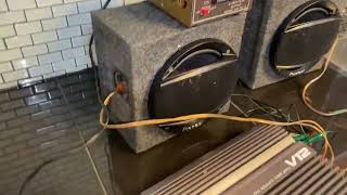 ALPINE MRV-F250 Amplifier Sound Quality Amp Old School test video link