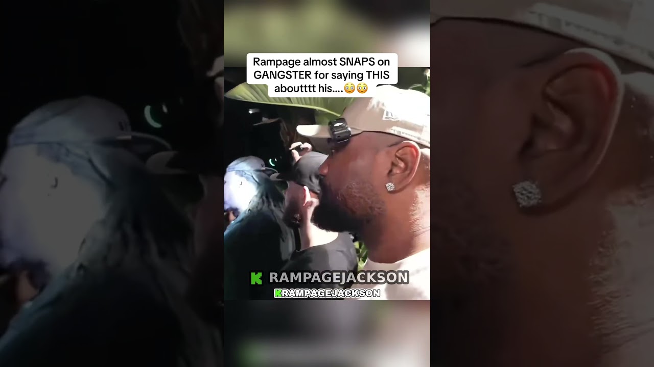 Rampage almost SNAPS on GANGSTER for saying THIS aboutttt his….😳😳 