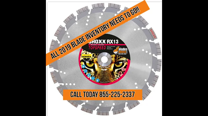 The Best 14” Diamond Blade Ever! Blades Direct Features THE SHOCKER BLADE