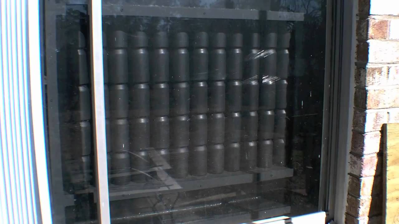 Indoor Solar Heater for sliding glass door = Amazing results - YouTube