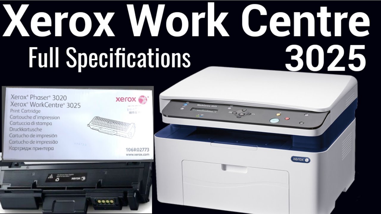 4x ECO Patrone XXL für Xerox WC-3025-V WorkCentre 3025-V Phaser 3020-V 