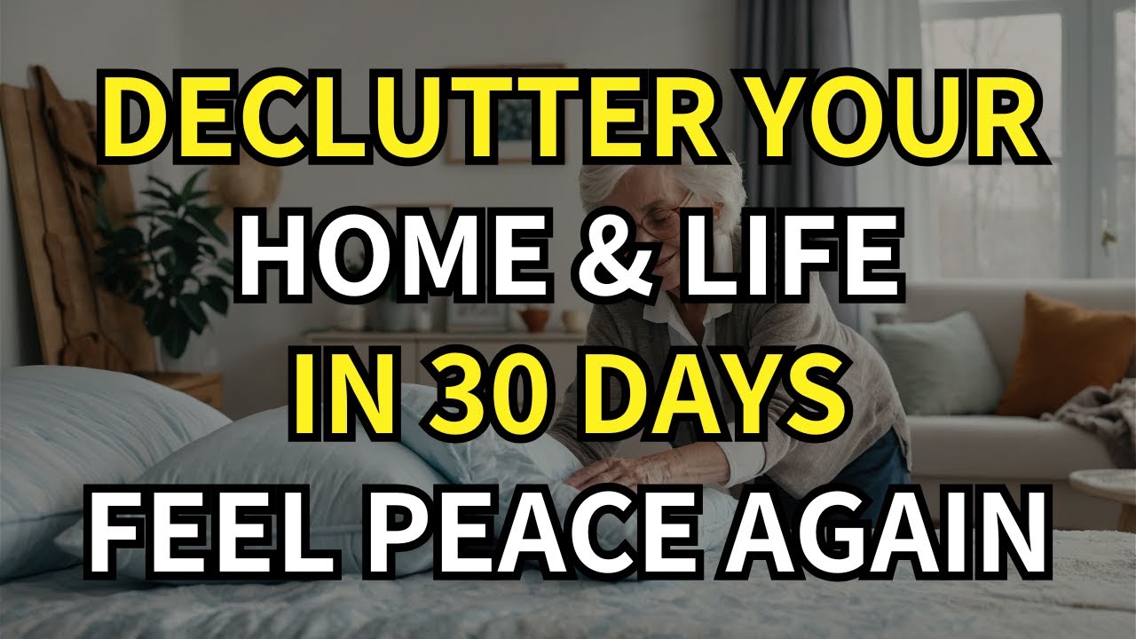 How To DECLUTTER Your Home & Life In 30 Days (Heal Chaos, Overwhelm ...
