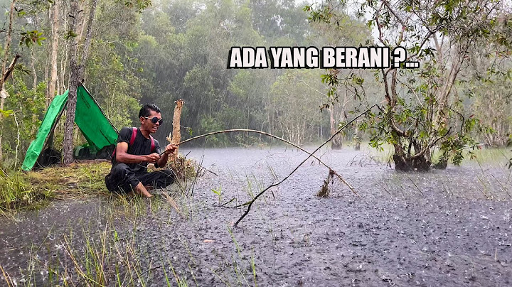 5 HARI CARI IKAN MENGGUNAKAN BERBAGAI MACAM CARA DAN BERMALAM DI RAWA TENGAH HUTAN😅 #bocahpecicilan