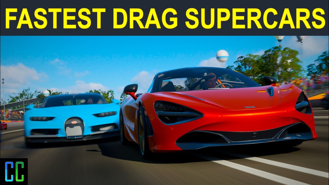*NEW* Forza Horizon 4 Top 10 FASTEST DRAG Supercars (Stock)Quarter