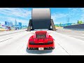 Cars vs Giant Roller - BeamNG.Drive