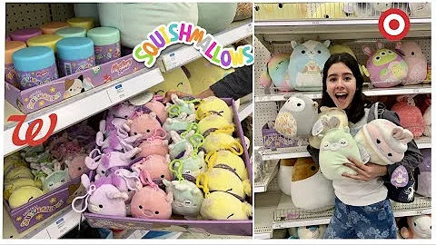 SQUISHMALLOW hunting at the MALL and WALGREENS!