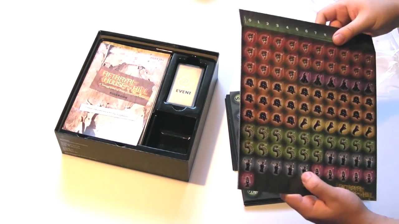 Betrayal at the House on the Hill. Unboxing
