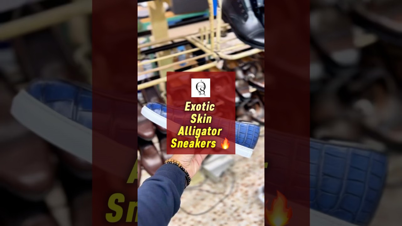 World’s best Exotic skin sneakers 