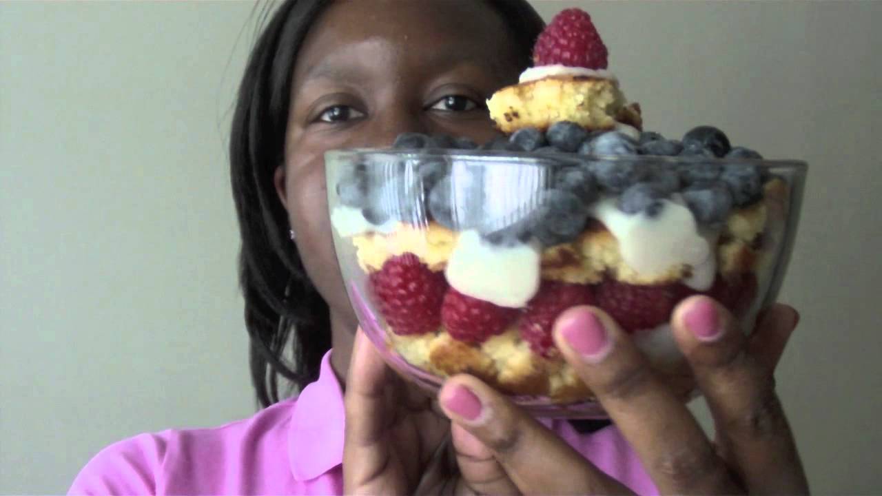 Vegan Trifle & Punch Bowl Cake Recipe Summer, Memorial Day & 4th of