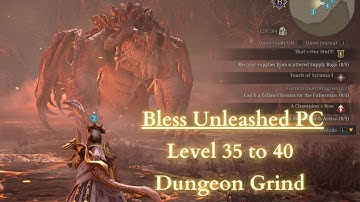Bless Unleashed PC - Level 35 to 40 Dungeon Grind