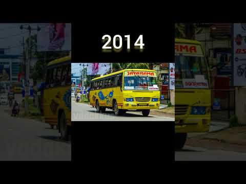 Kerala bus evolution 🤟🤟❤️