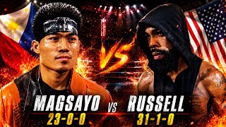 Veteran vs Challenger! Mark Magsayo vs Gary Allen Russell Jr. | BOXING Fight, Highlights