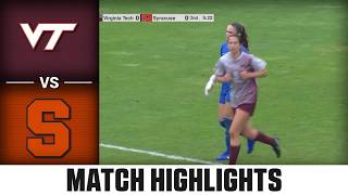 Virginia Tech vs. Syracuse Match Highlights | 2026 ACC Women's Soccer