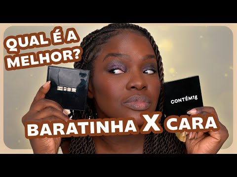 Batalha de Paletas para pele NEGRA BARATINHA x CARA