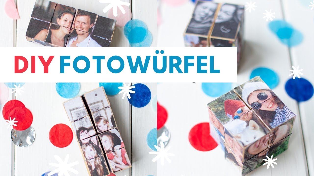Diy Foto Wurfel Ein Personliches Geschenk Fur Besondere Menschen Trytrytry