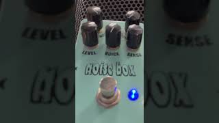 Subdecay FX Noise Box synth fuzz pedal with Agile Legacy 627 baritone guitar